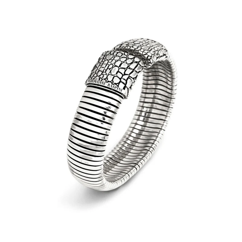 Giovanni Raspini Bracciale Tubogas Croco Grande 12326