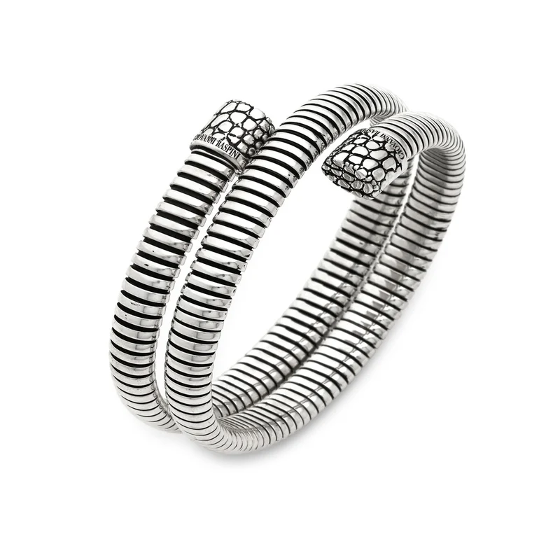 Giovanni Raspini Bracciale Tubogas Croco Doppio 12327