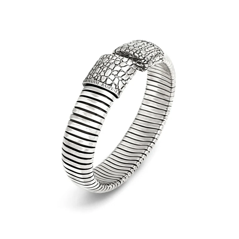 Giovanni Raspini Bracciale Tubogas Croco 12325