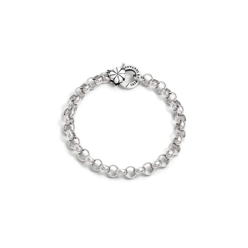 Giovanni Raspini Bracciale Rolò Chiusura Quadrifoglio 12451