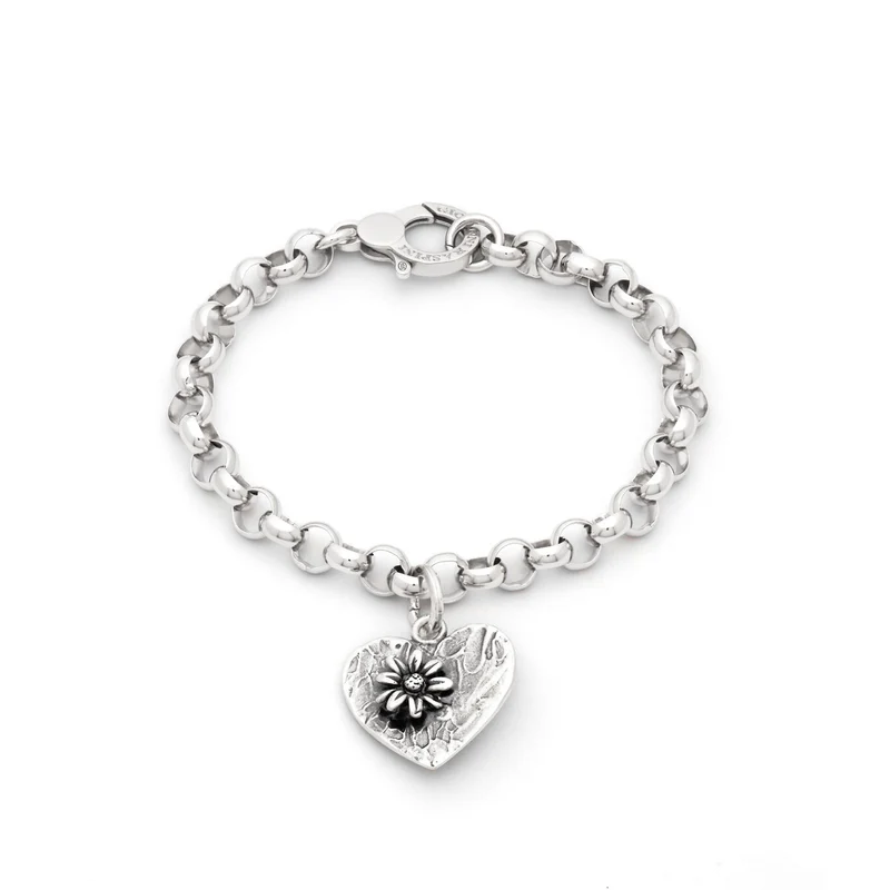 Giovanni Raspini Bracciale Fiore Cuore 1783