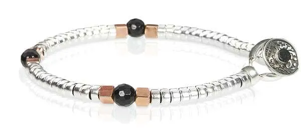 Gerba bracciale Mon Amour argento 925 onice MA35