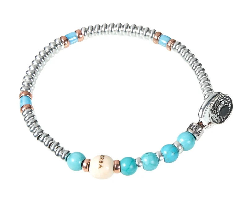 Gerba bracciale Mon Amour argento 925 pasta di turchese ceramica MA19