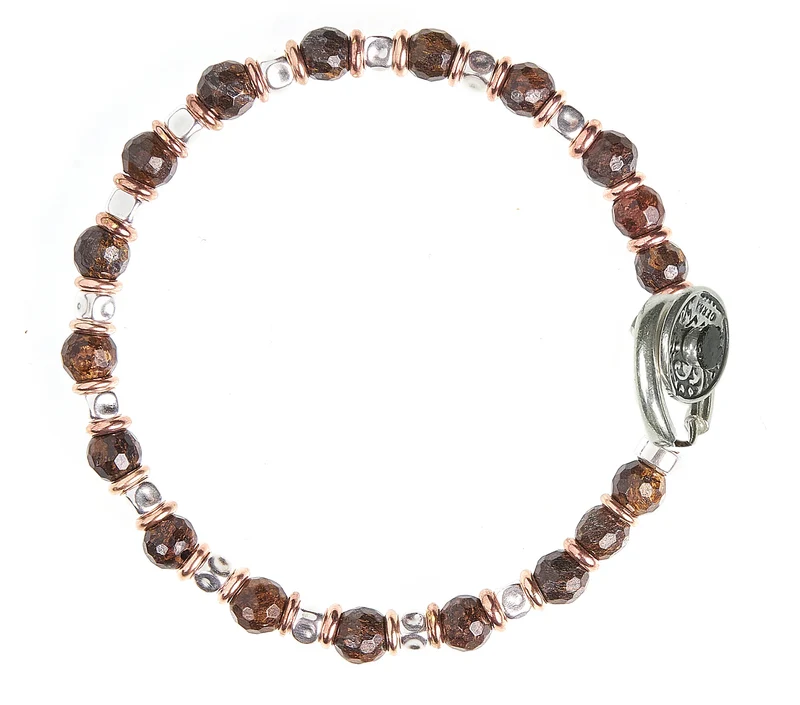 Gerba bracciale argento 925 bronzite BRN15