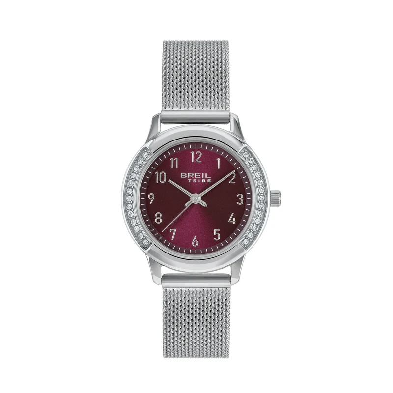 Breil orologio Eye To Eye 30mm bordeaux quarzo acciaio EW0804