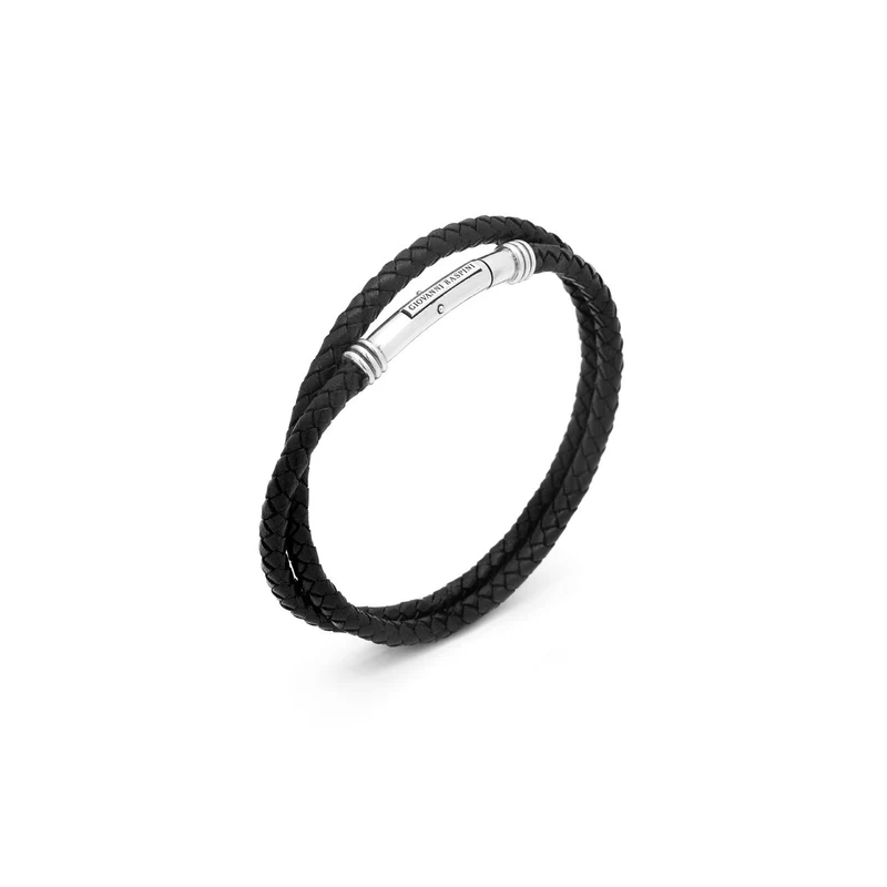 Giovanni Raspini Bracciale/Collana Cuoio Intrecciato 11353