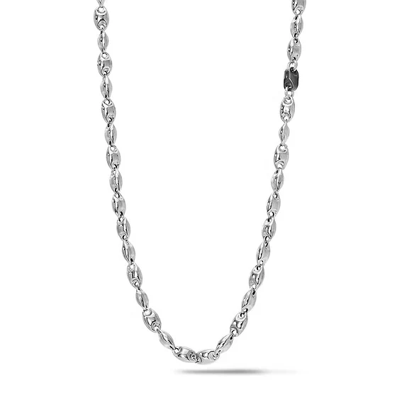 Comete collana argento 925 ceramica nera UGL 721