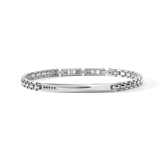 Comete bracciale Suits acciaio e zirconi UBR 913
