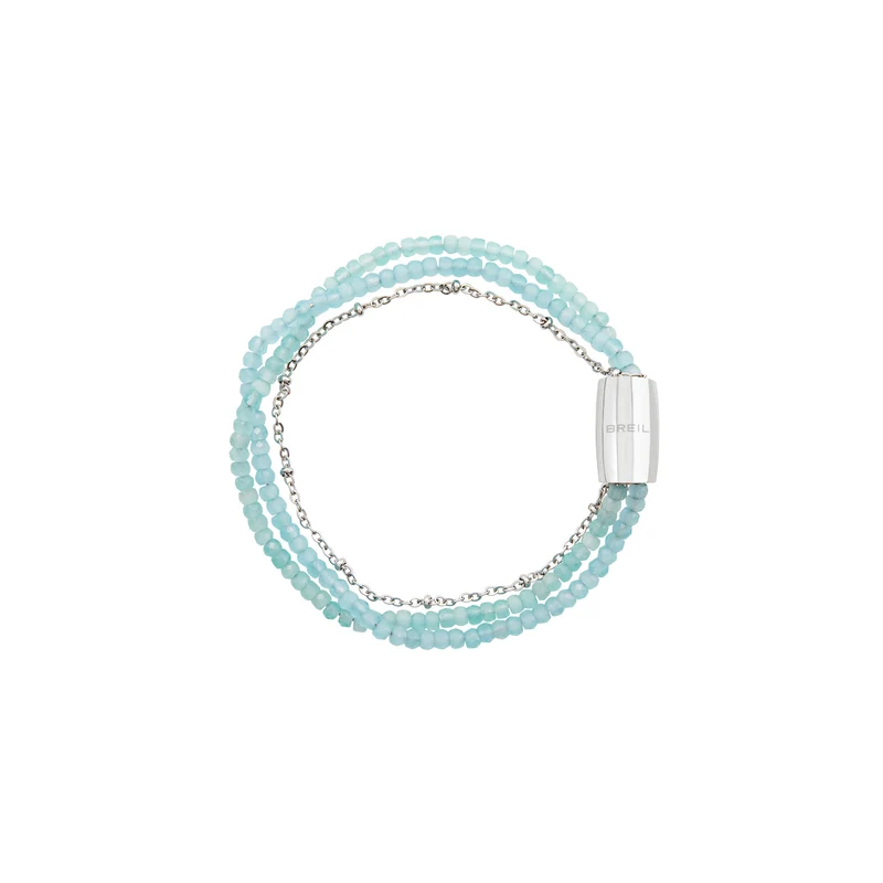 Breil bracciale Magnetica System Small Sea Water acciaio cristalli TJ3623
