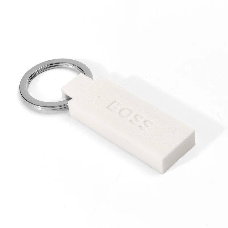 Hugo Boss Portachiavi Edge Iconic Bianco HAK421W